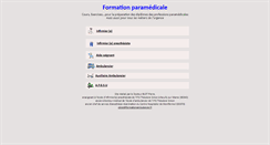 Desktop Screenshot of formationparamed.fr